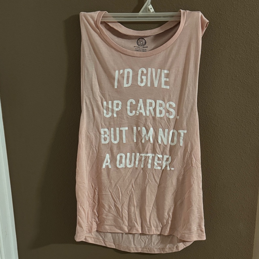 Muscles and Donuts Graphic Tee tank top medium